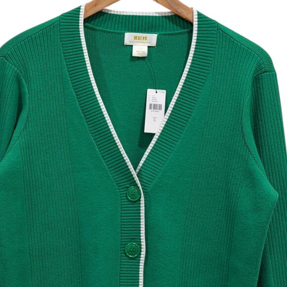 NWT Anthropologie Tipped V-Neck
Cardigan - Picture 3 of 7